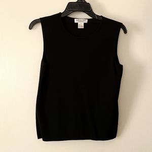 Black Sleeveless Top Tank M